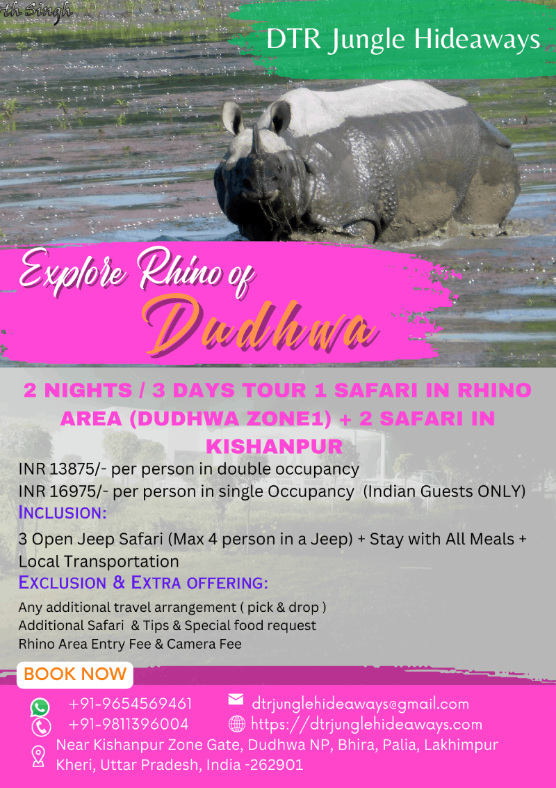Tiger Reserve Holiday Tour Packages in Dudhwa National Park