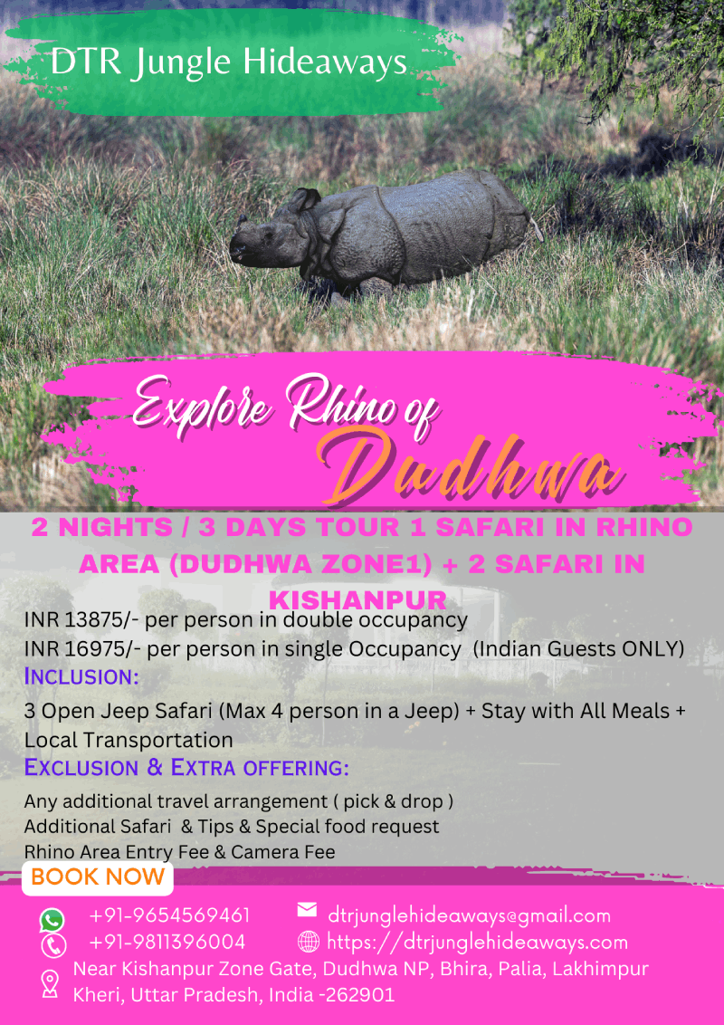 Tiger Reserve Holiday Tour Packages in Dudhwa National Park